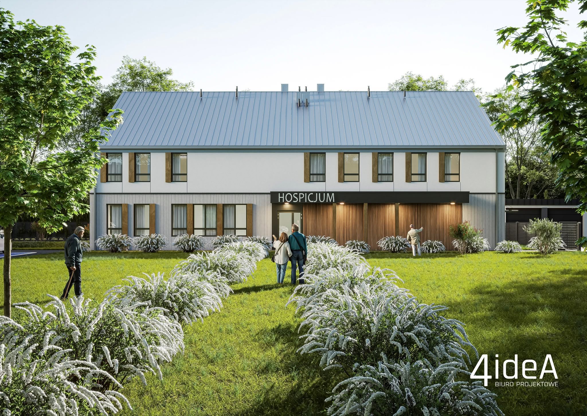 Wizualizacja planowanego hospicjum dla dzieci w Kielcach przy ul. Cedzyńskiej